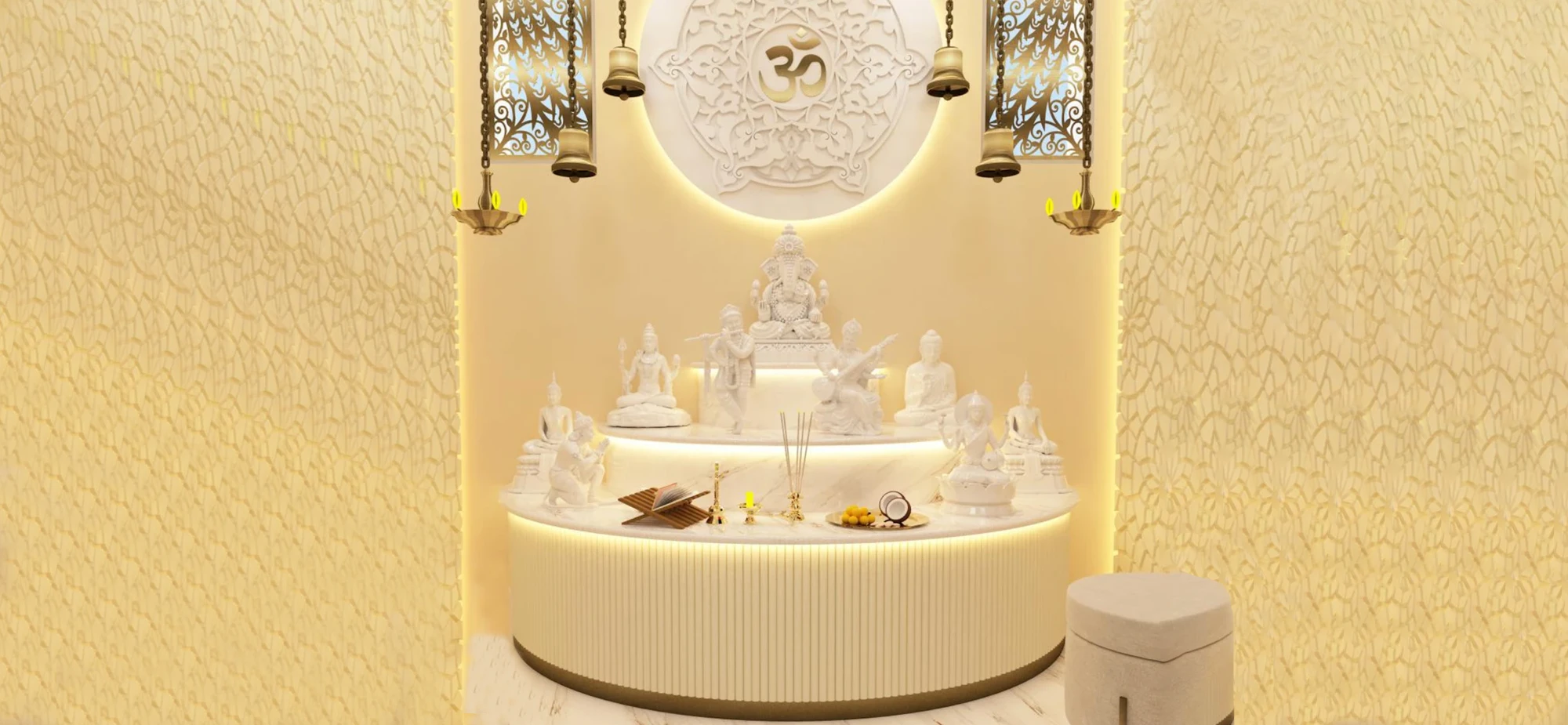 Home Mandir - 3D Visual Concept Villa 151
